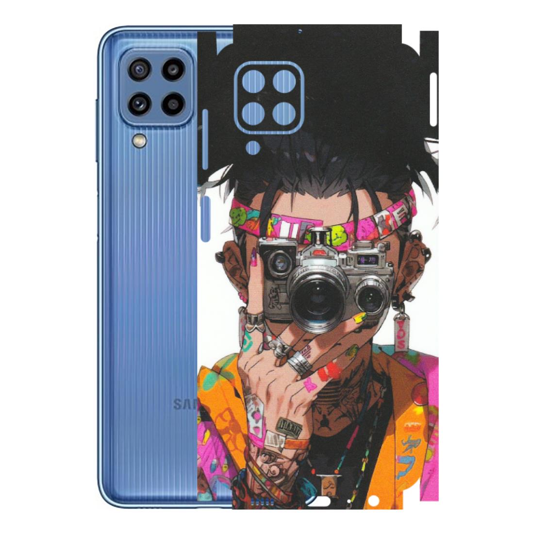 Samsung M/F/Note/Flip and C Phone Skins (All Models) - Camera Lover Girl - Matte Finish (M-09) Samsung Galaxy M32