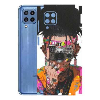 Samsung M/F/Note/Flip and C Phone Skins (All Models) - Camera Lover Girl - Matte Finish (M-09) Samsung Galaxy M32