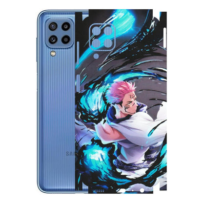 Samsung M/F/Note/Flip and C Phone Skins (All Models) - New Jujutsu Kaisen Grey Blue Anime - Matte Finish (M-127) Samsung Galaxy M32