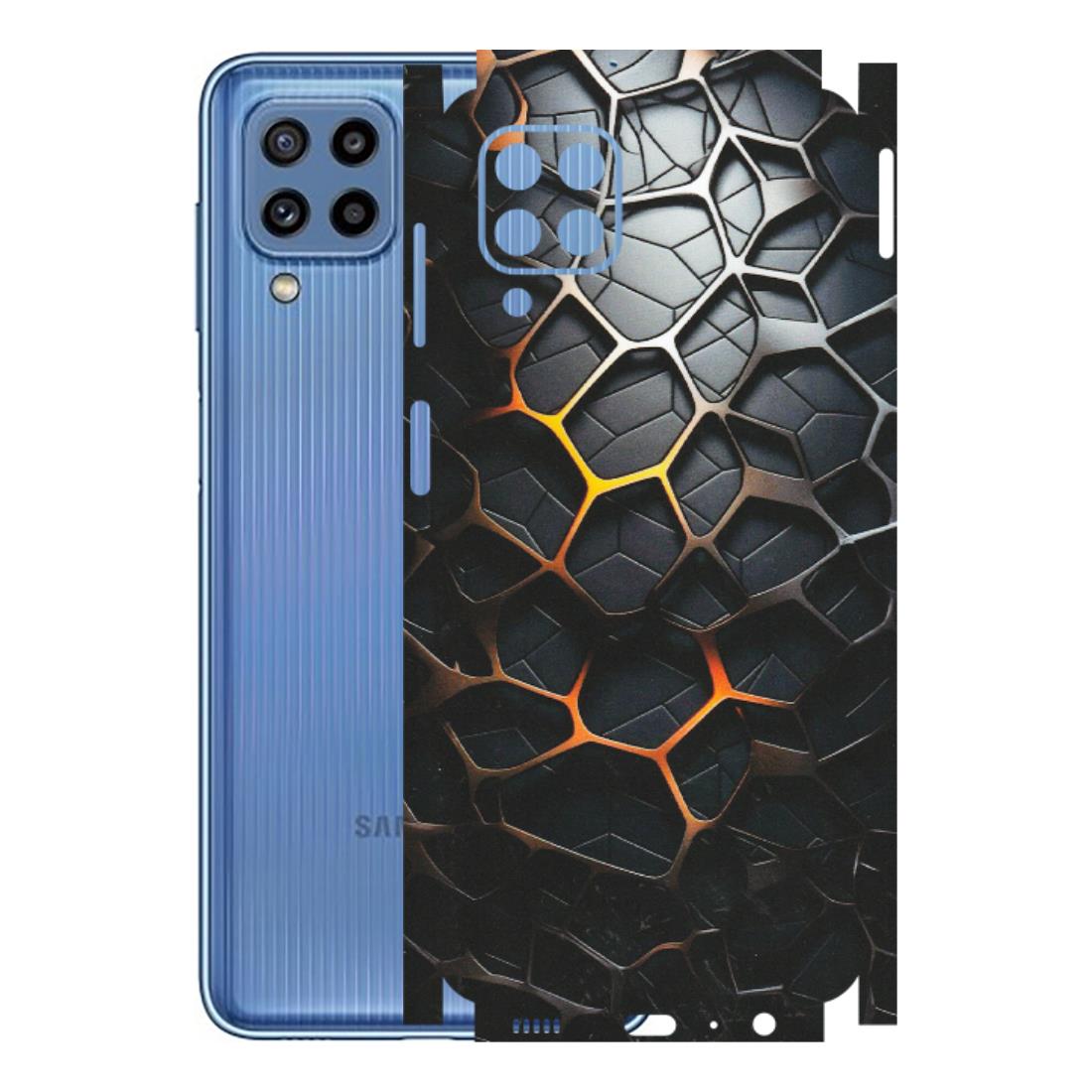 Samsung M/F/Note/Flip and C Phone Skins (All Models) - New Abstract Graphite Tiles - Matte Finish (M-130) Samsung Galaxy M32