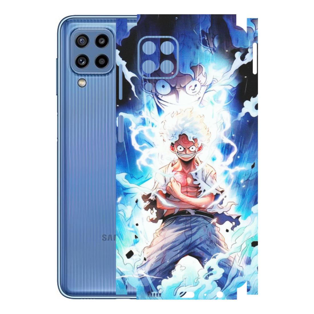 Samsung M/F/Note/Flip and C Phone Skins (All Models) - Blue Thunder Luffy Anime - Matte Finish (M-132) Samsung Galaxy M32