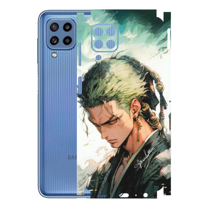 Samsung M/F/Note/Flip and C Phone Skins (All Models) - New Roronoa Zoro One Picece Anime - Matte Finish (M-140) Samsung Galaxy M32