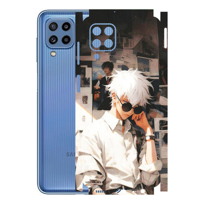 Samsung M/F/Note/Flip and C Phone Skins (All Models) - Gojo Satoru Jujustu Kaisen Anime - Matte Finish (M-156) Samsung Galaxy M32