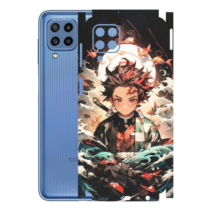 Samsung M/F/Note/Flip and C Phone Skins (All Models) - Tanjiro Demon Slayer Anime - Matte Finish (M-158) Samsung Galaxy M32