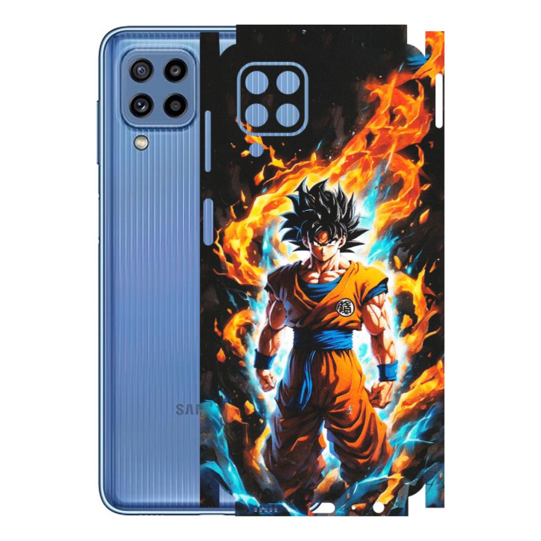 Samsung M/F/Note/Flip and C Phone Skins (All Models) - Goku Transformation Anime - Matte Finish (M-159) Samsung Galaxy M32