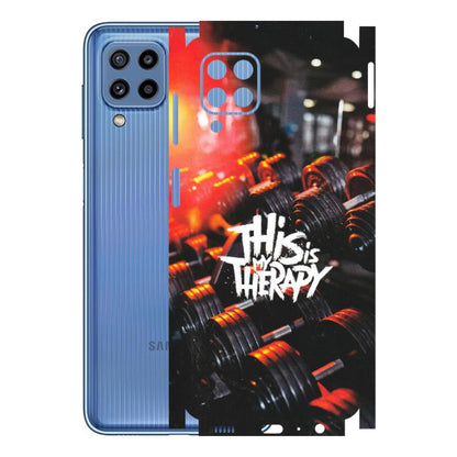 Samsung M/F/Note/Flip and C Phone Skins (All Models) - GYM Lover Therapy - Matte Finish (M-160) Samsung Galaxy M32