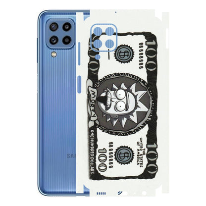 Samsung M/F/Note/Flip and C Phone Skins (All Models) - Rick And Morty Hundred Dollar Anime - Matte Finish (M-161) Samsung Galaxy M32