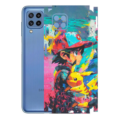 Samsung M/F/Note/Flip and C Phone Skins (All Models) - Ash & Pikachu - Matte Finish (M-26) Samsung Galaxy M32