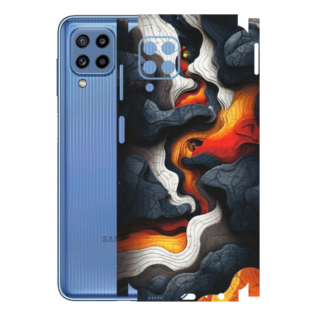 Samsung M/F/Note/Flip and C Phone Skins (All Models) - Abstract Volcanic Layers - Matte Finish (M-52) Samsung Galaxy M32