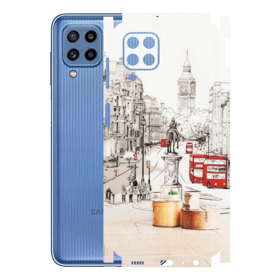 Samsung M/F/Note/Flip and C Phone Skins (All Models) - London Street - Transparent Finish (T-02) Samsung Galaxy M32
