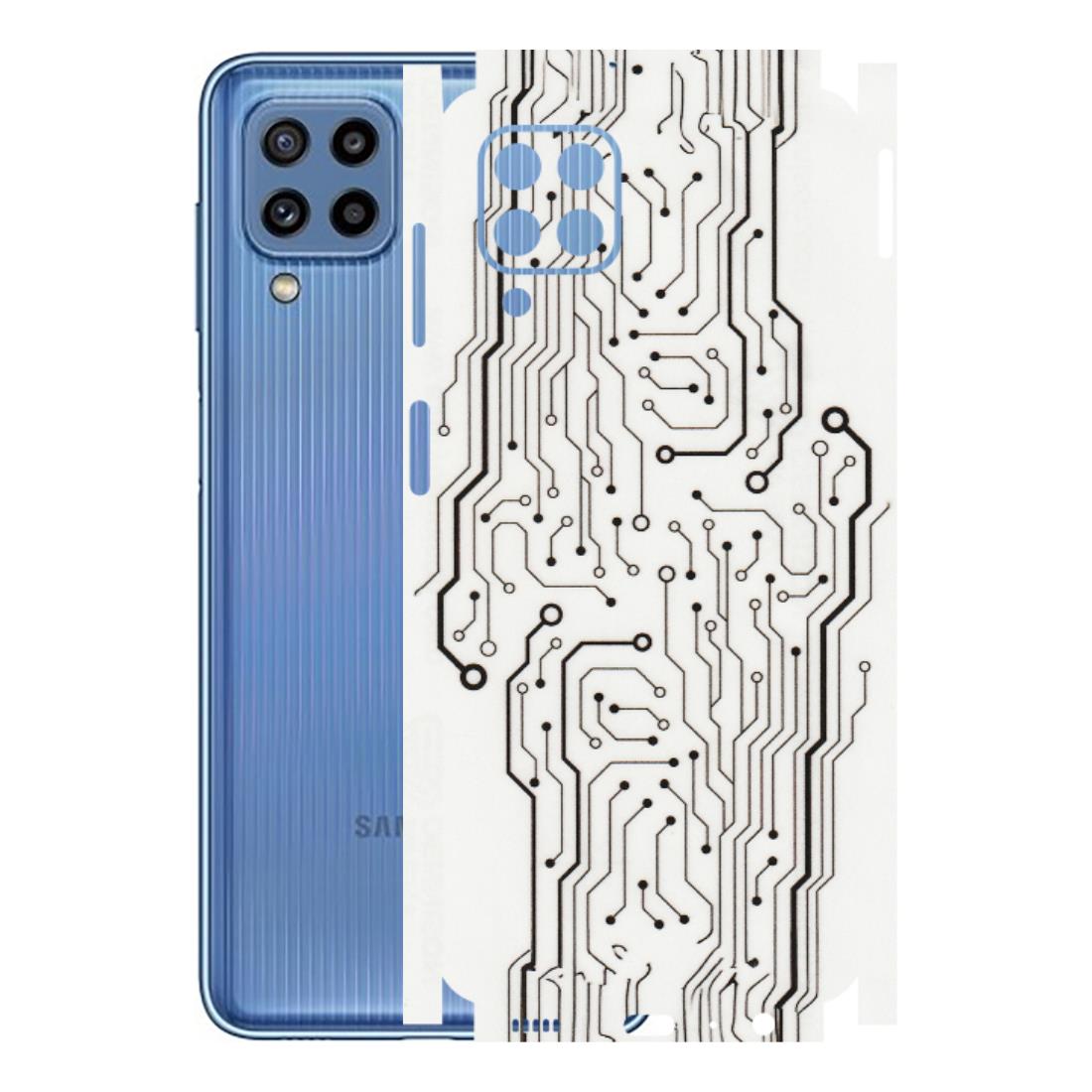 Samsung M/F/Note/Flip and C Phone Skins (All Models) - Tech Circuits - Transparent Finish (T-03) Samsung Galaxy M32
