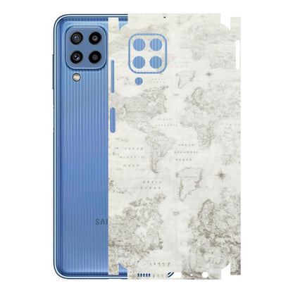 Samsung M/F/Note/Flip and C Phone Skins (All Models) - World Travel Map - Transparent Finish (T-04) Samsung Galaxy M32