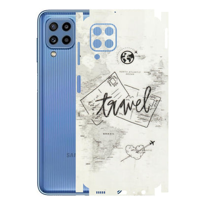 Samsung M/F/Note/Flip and C Phone Skins (All Models) - Travel Ticket - Transparent Finish (T-06) Samsung Galaxy M32
