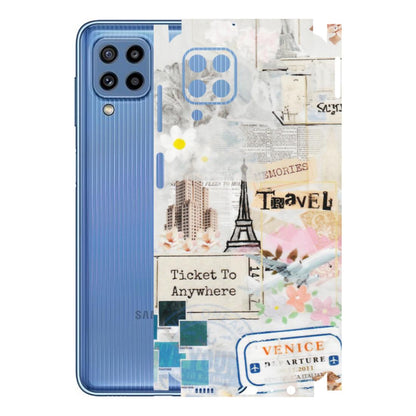 Samsung M/F/Note/Flip and C Phone Skins (All Models) - Travel Memories - Transparent Finish (T-09) Samsung Galaxy M32