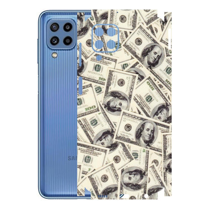Samsung M/F/Note/Flip and C Phone Skins (All Models) - Dollar Lover - Transparent Finish (T-17) Samsung Galaxy M32