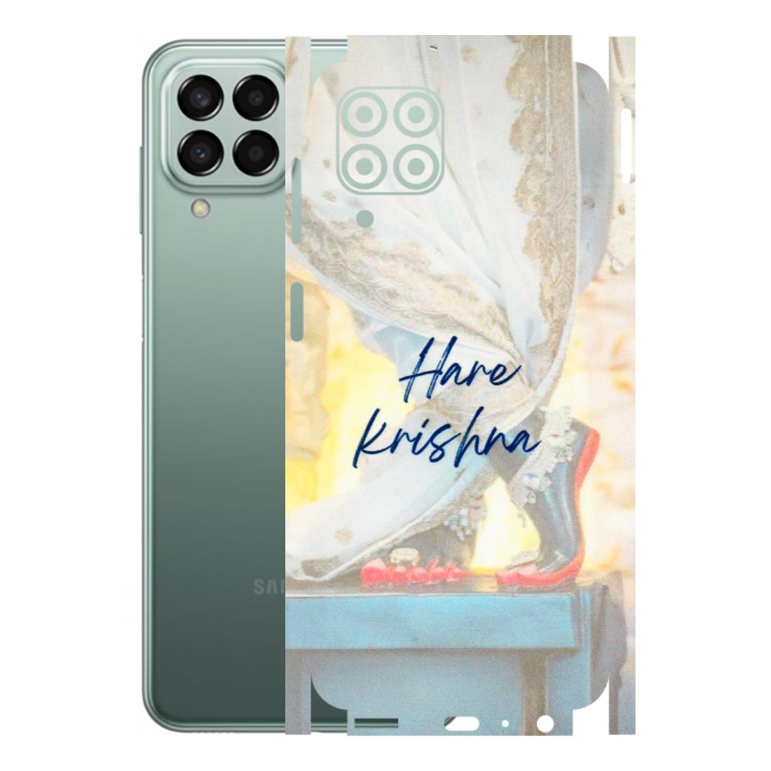 Samsung M/F/Note/Flip and C Phone Skins (All Models) - Hare Krishna - 3D Embossed Finish (L-03) Samsung Galaxy M33 (5G)