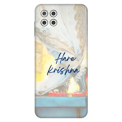 Samsung M/F/Note/Flip and C Phone Skins (All Models) - Hare Krishna - 3D Embossed Finish (L-03) Samsung Galaxy M33 (5G)