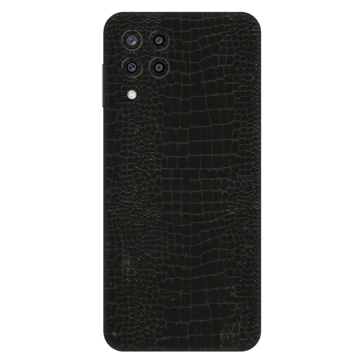 Samsung M/F/Note/Flip and C Phone Skins (All Models) - Snake Leather Black - 3D Embossed Finish (L-107) Samsung Galaxy M33 (5G)