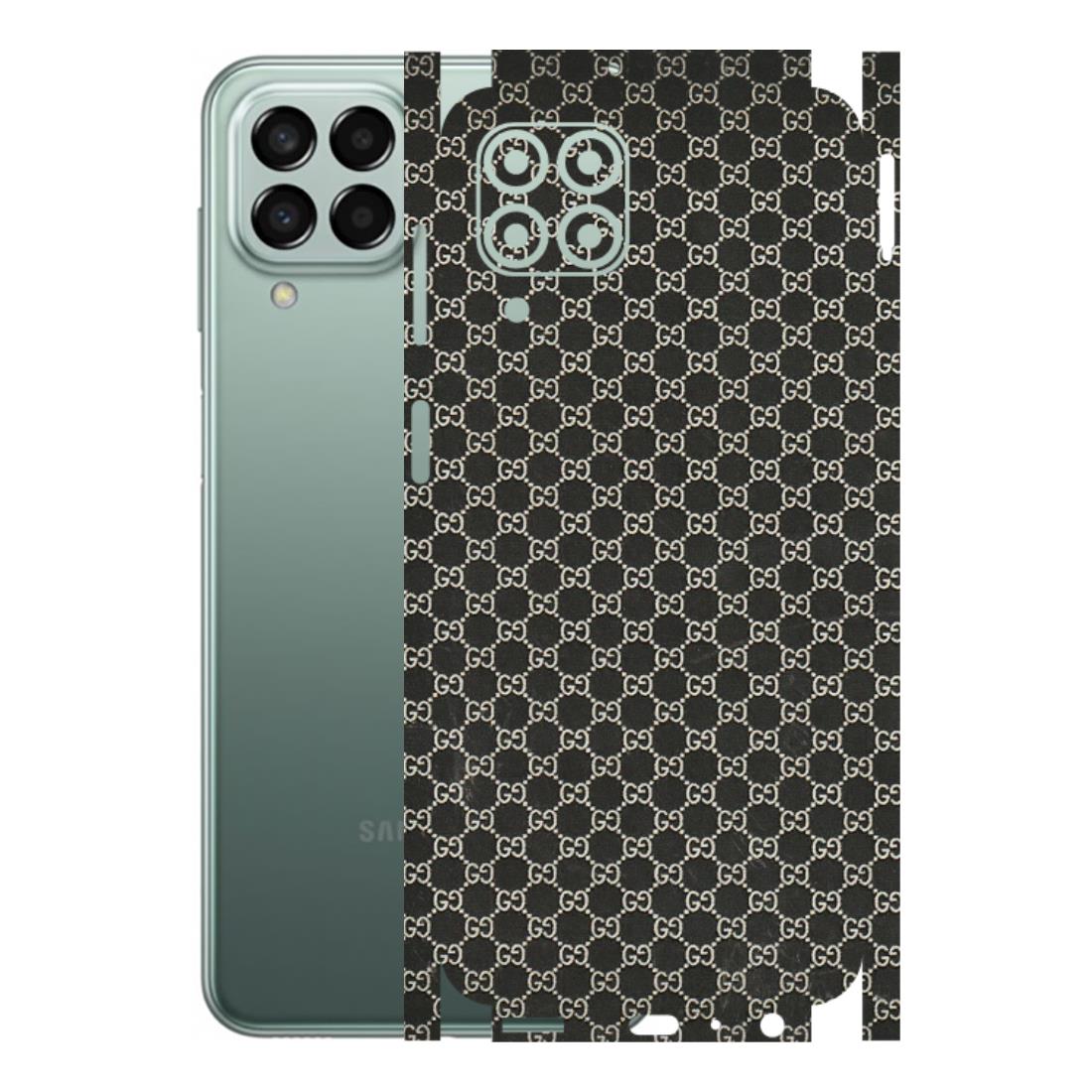 Samsung M/F/Note/Flip and C Phone Skins (All Models) - Black G Print - 3D Embossed Finish (L-109) Samsung Galaxy M33 (5G)