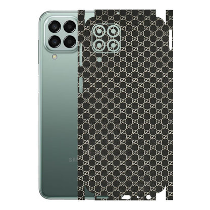 Samsung M/F/Note/Flip and C Phone Skins (All Models) - Black G Print - 3D Embossed Finish (L-109) Samsung Galaxy M33 (5G)