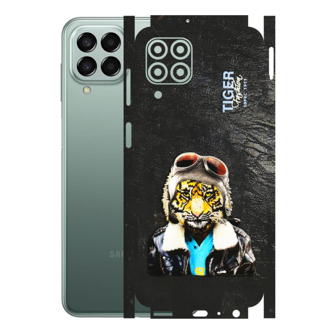 Samsung M/F/Note/Flip and C Phone Skins (All Models) - Rider Tiger - 3D Embossed Finish (L-113) Samsung Galaxy M33 (5G)
