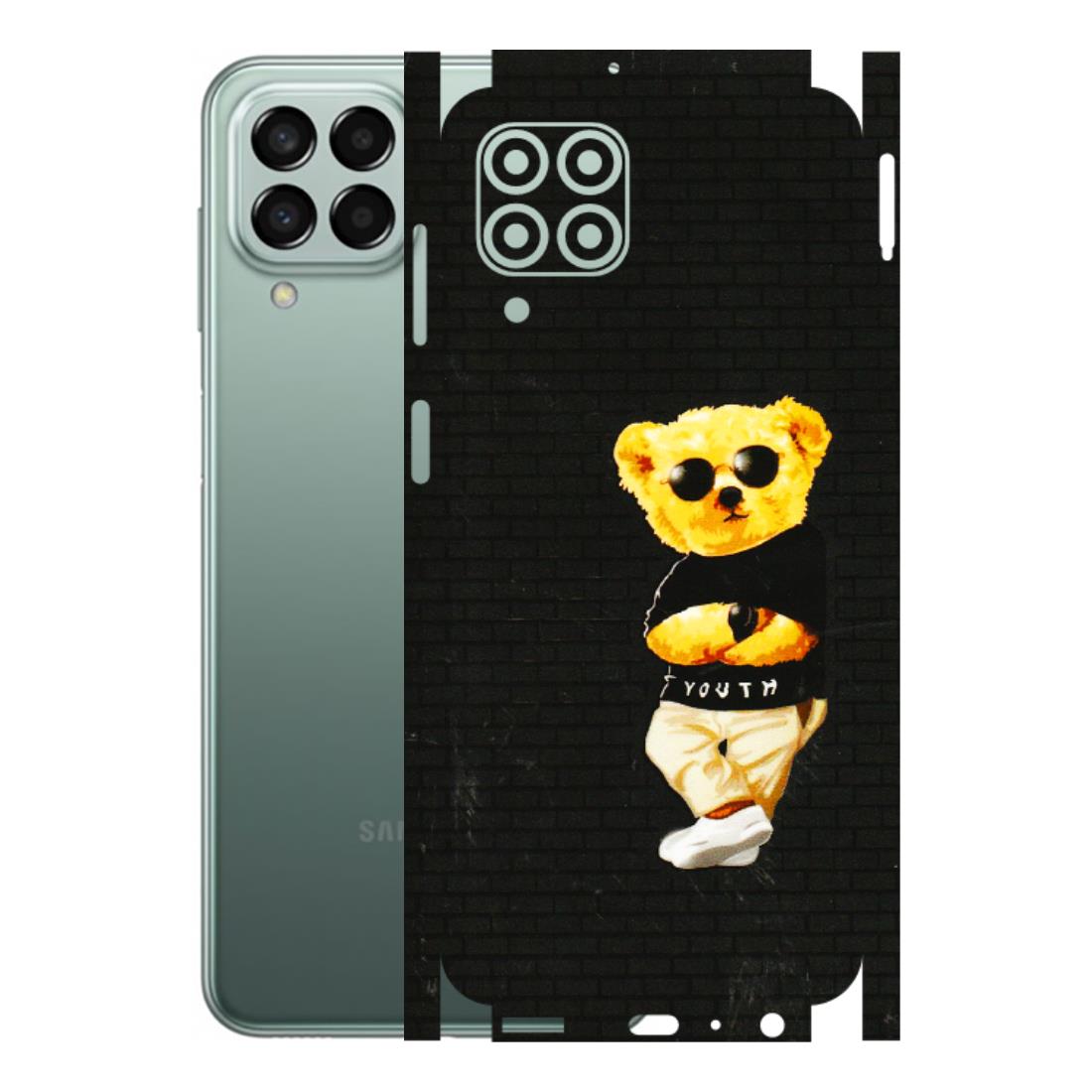 Samsung M/F/Note/Flip and C Phone Skins (All Models) - Classy Teddy Bear - 3D Embossed Finish (L-116) Samsung Galaxy M33 (5G)