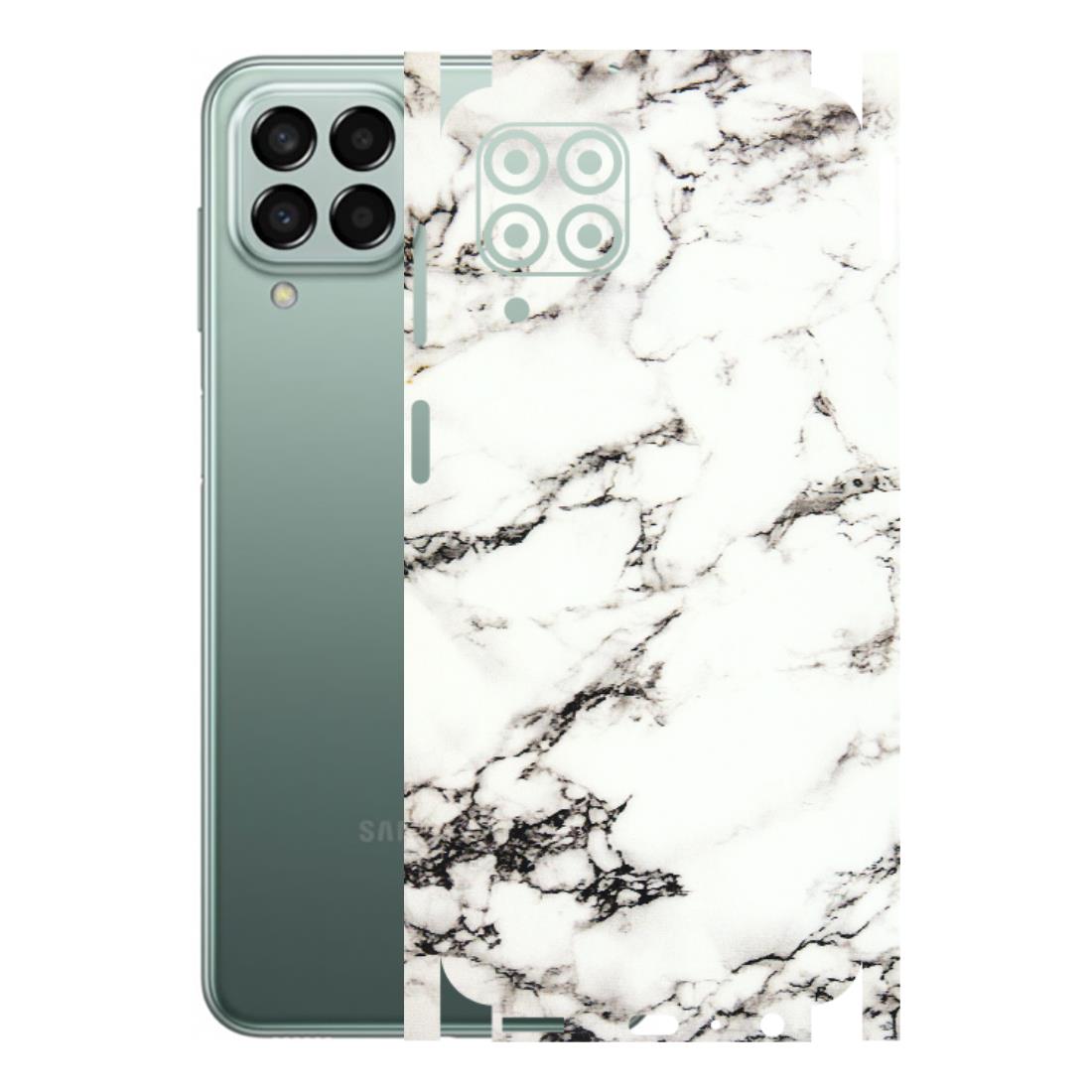 Samsung M/F/Note/Flip and C Phone Skins (All Models) - Black and White Marble Texture - 3D Embossed Finish (L-124) Samsung Galaxy M33 (5G)