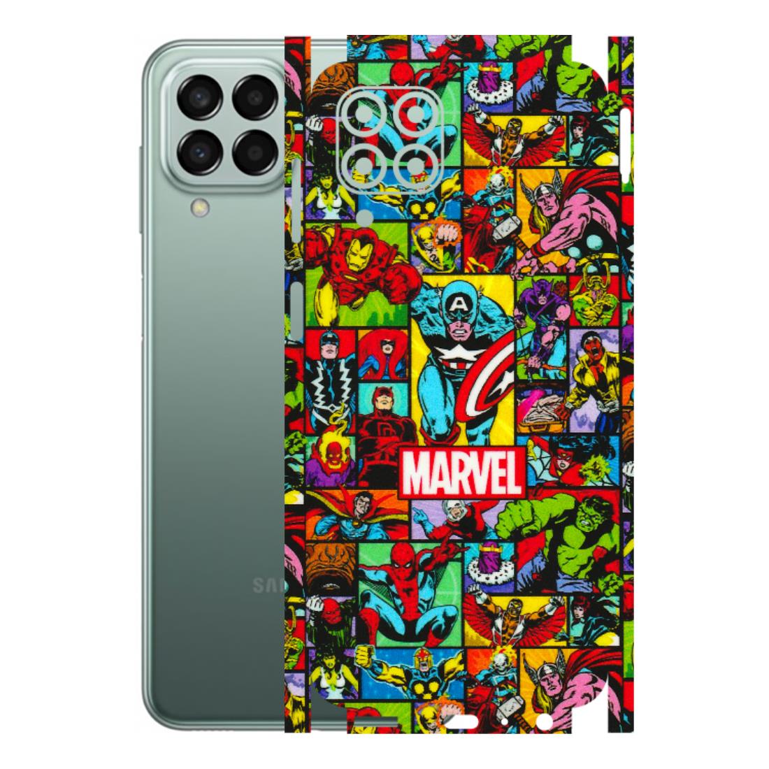 Samsung M/F/Note/Flip and C Phone Skins (All Models) - MARVELOUS Comic Characters - 3D Embossed Finish (L-129) Samsung Galaxy M33 (5G)