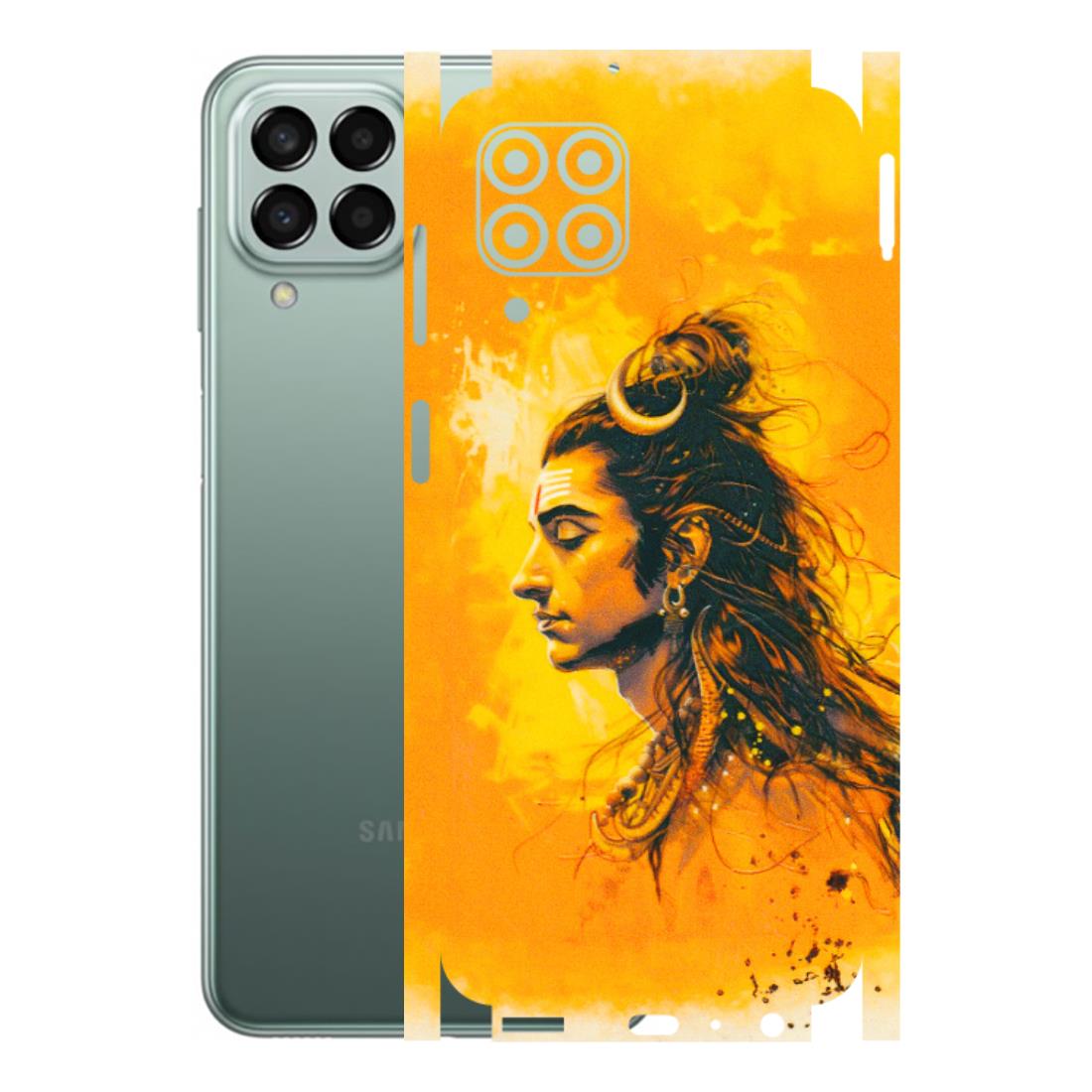 Samsung M/F/Note/Flip and C Phone Skins (All Models) - Shiv Shakti - 3D Embossed Finish (L-14) Samsung Galaxy M33 (5G)