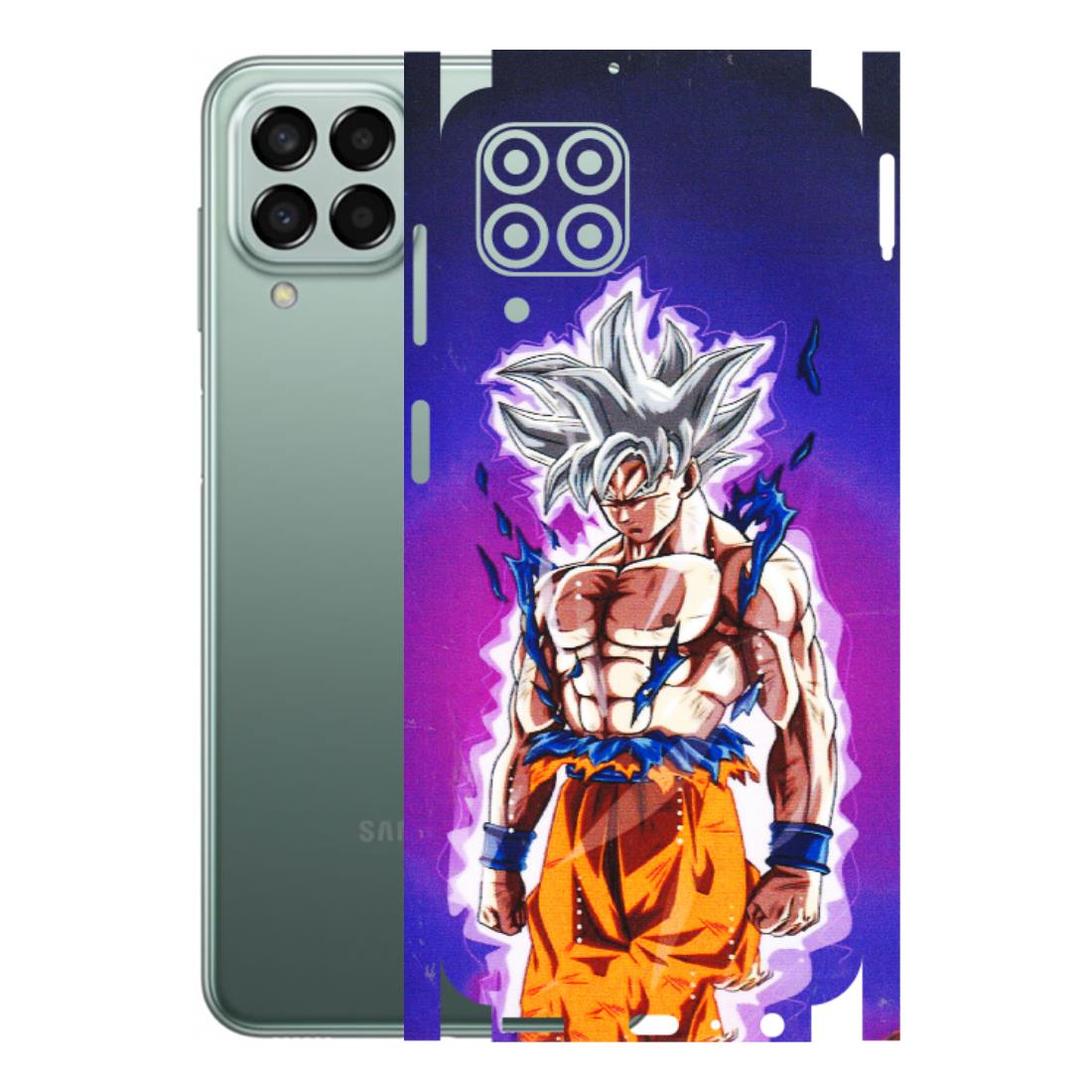 Samsung M/F/Note/Flip and C Phone Skins (All Models) - Goku Purple Anime - 3D Embossed Finish (L-147) Samsung Galaxy M33 (5G)