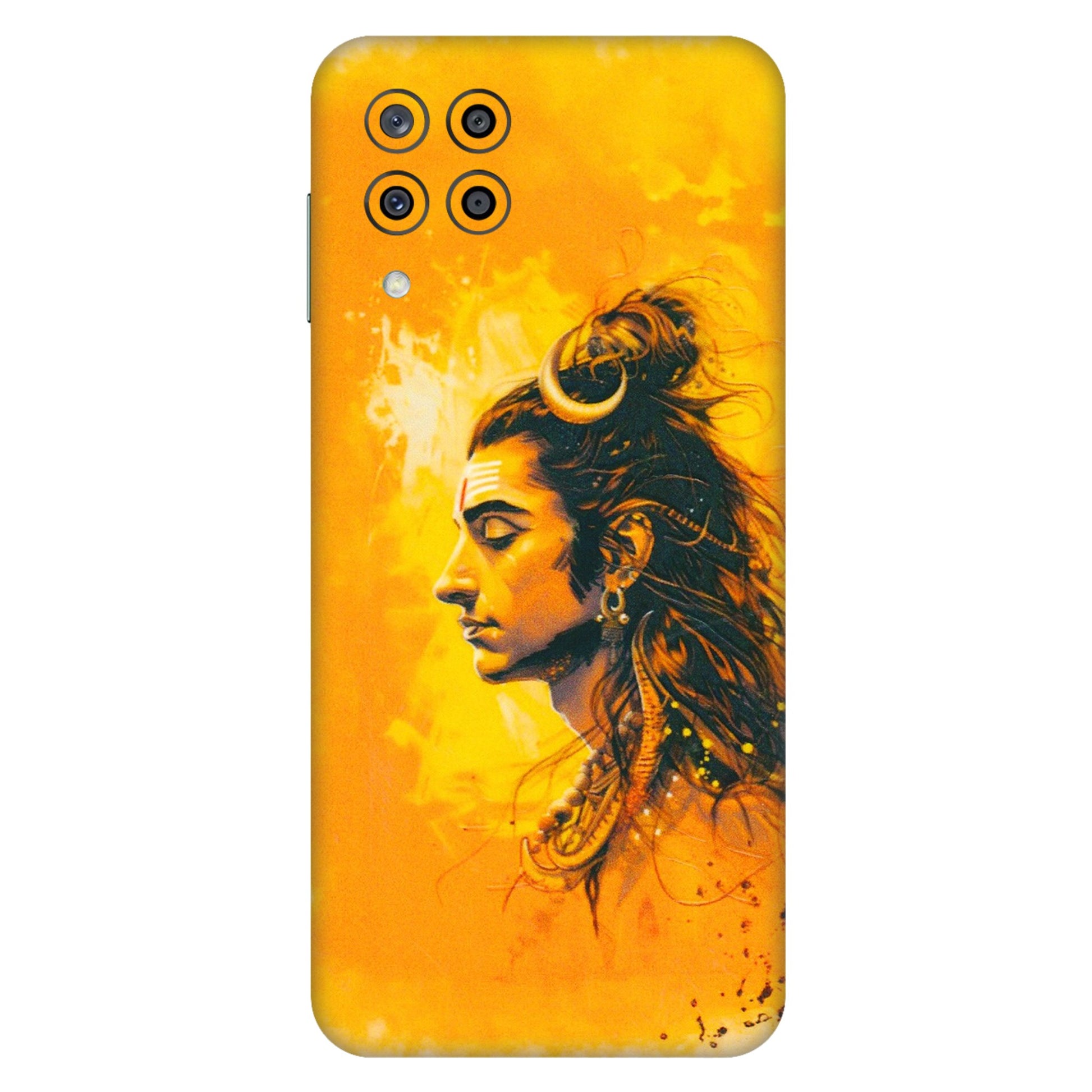 Samsung M/F/Note/Flip and C Phone Skins (All Models) - Shiv Shakti - 3D Embossed Finish (L-14) Samsung Galaxy M33 (5G)