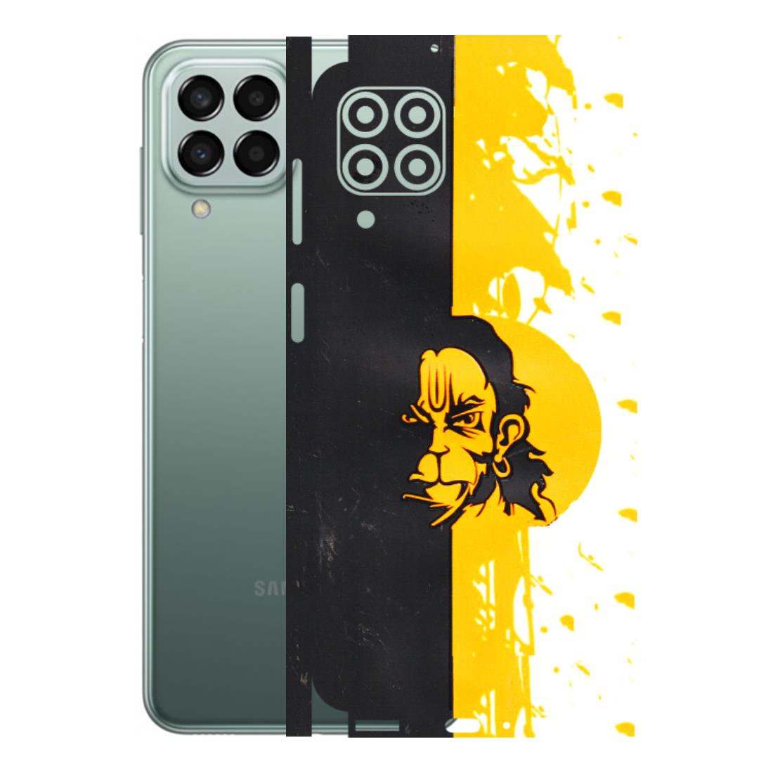 Samsung M/F/Note/Flip and C Phone Skins (All Models) - Bajrangbali - 3D Embossed Finish (L-151) Samsung Galaxy M33 (5G)