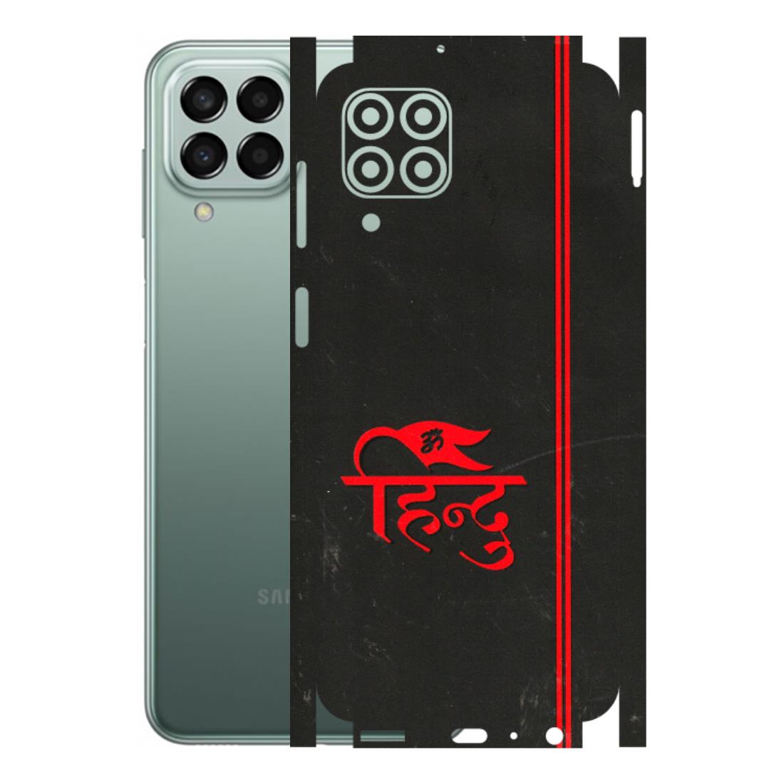 Samsung M/F/Note/Flip and C Phone Skins (All Models) - Hindu Black - 3D Embossed Finish (L-153) Samsung Galaxy M33 (5G)