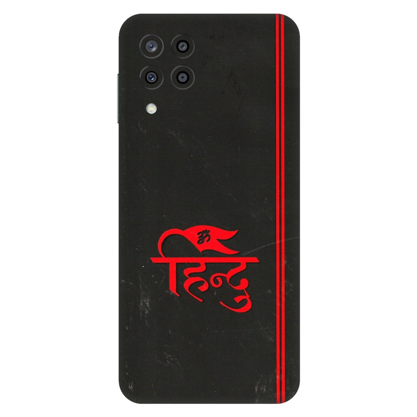Samsung M/F/Note/Flip and C Phone Skins (All Models) - Hindu Black - 3D Embossed Finish (L-153) Samsung Galaxy M33 (5G)