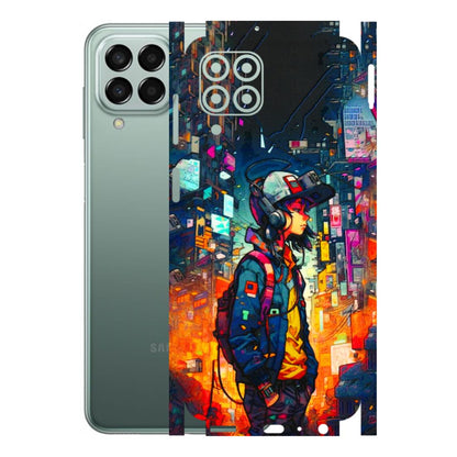 Samsung M/F/Note/Flip and C Phone Skins (All Models) - Street Anime Guy - 3D Embossed Finish (L-158) Samsung Galaxy M33 (5G)