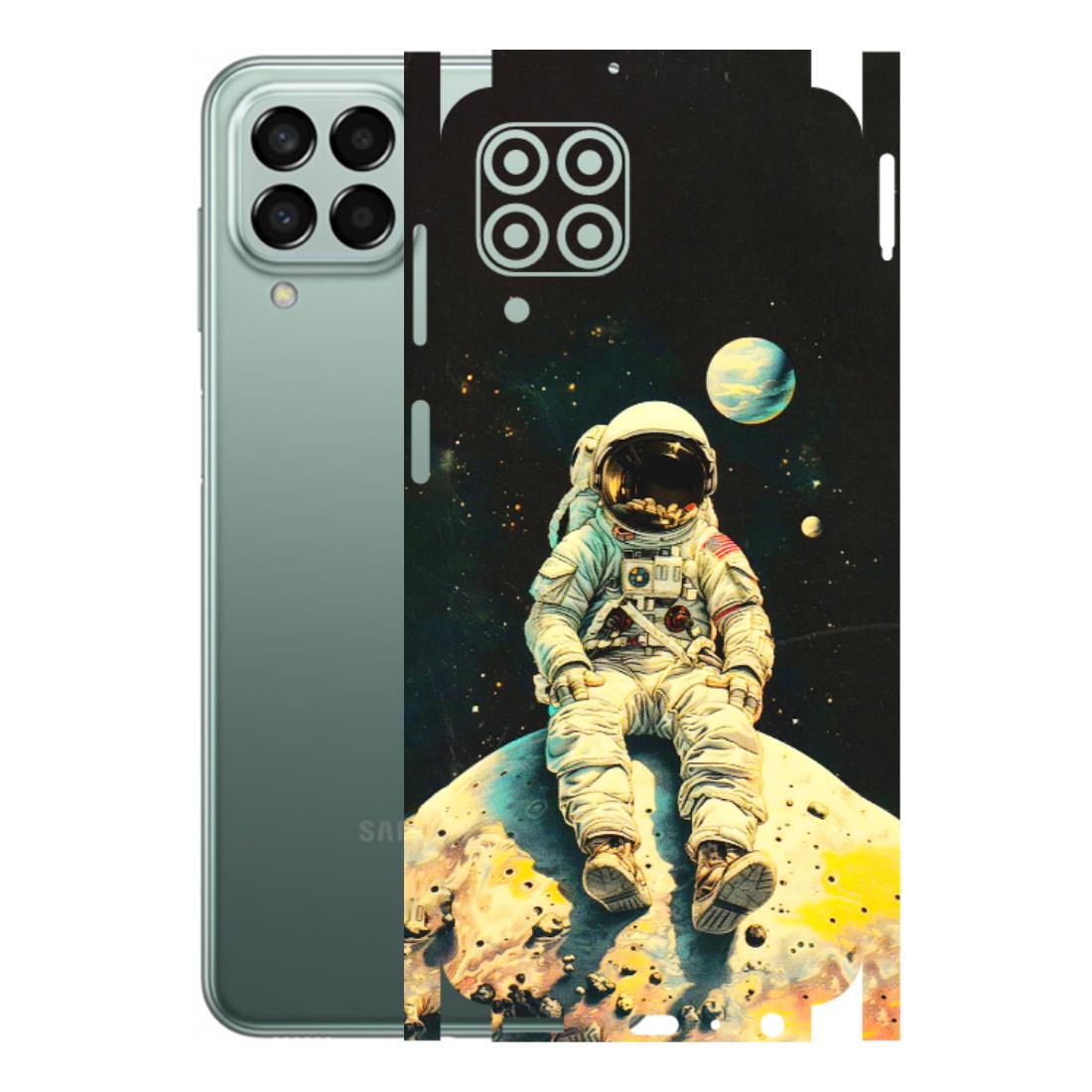 Samsung M/F/Note/Flip and C Phone Skins (All Models) - Astronaut in Space - 3D Embossed Finish (L-16) Samsung Galaxy M33 (5G)
