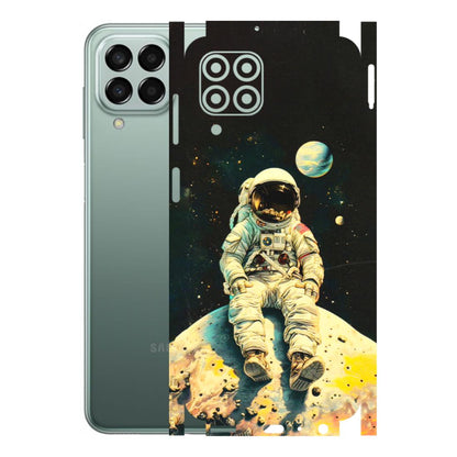 Samsung M/F/Note/Flip and C Phone Skins (All Models) - Astronaut in Space - 3D Embossed Finish (L-16) Samsung Galaxy M33 (5G)