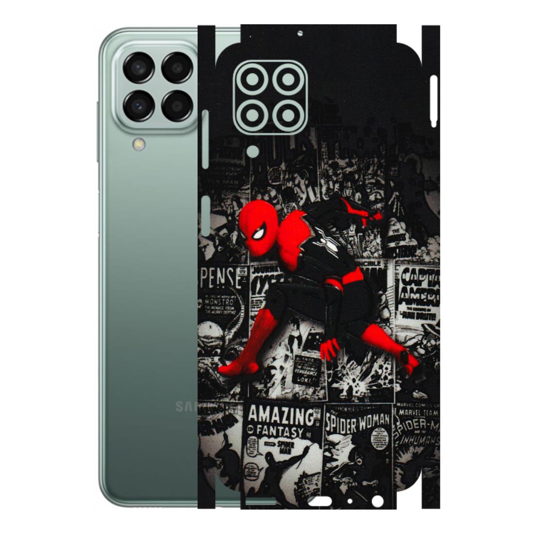 Samsung M/F/Note/Flip and C Phone Skins (All Models) - SpiderMan New - 3D Embossed Finish (L-162) Samsung Galaxy M33 (5G)