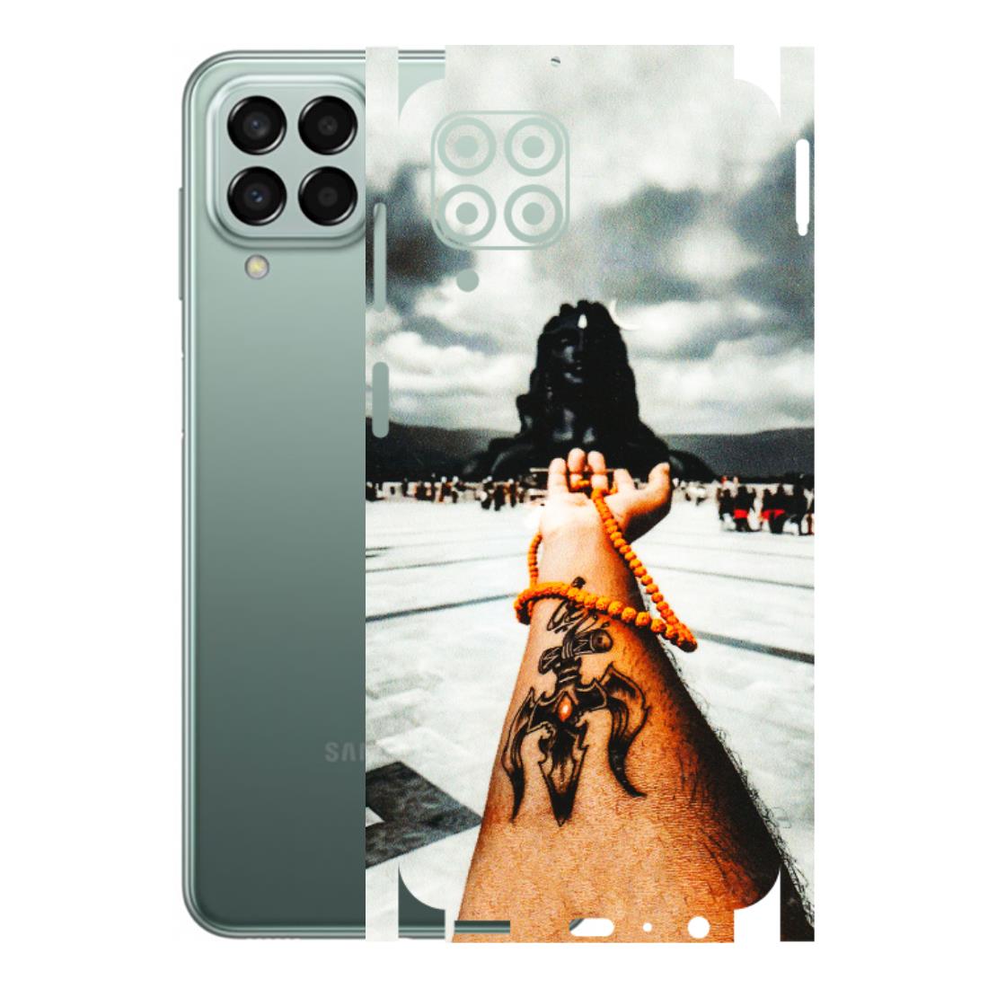 Samsung M/F/Note/Flip and C Phone Skins (All Models) - Jai Adiyogi Mahakaal - 3D Embossed Finish (L-164) Samsung Galaxy M33 (5G)