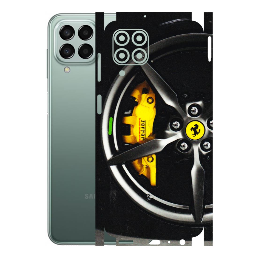 Samsung M/F/Note/Flip and C Phone Skins (All Models) - Ferrari Wheel Alloy - 3D Embossed Finish (L-173) Samsung Galaxy M33 (5G)