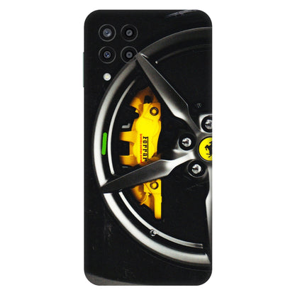 Samsung M/F/Note/Flip and C Phone Skins (All Models) - Ferrari Wheel Alloy - 3D Embossed Finish (L-173) Samsung Galaxy M33 (5G)