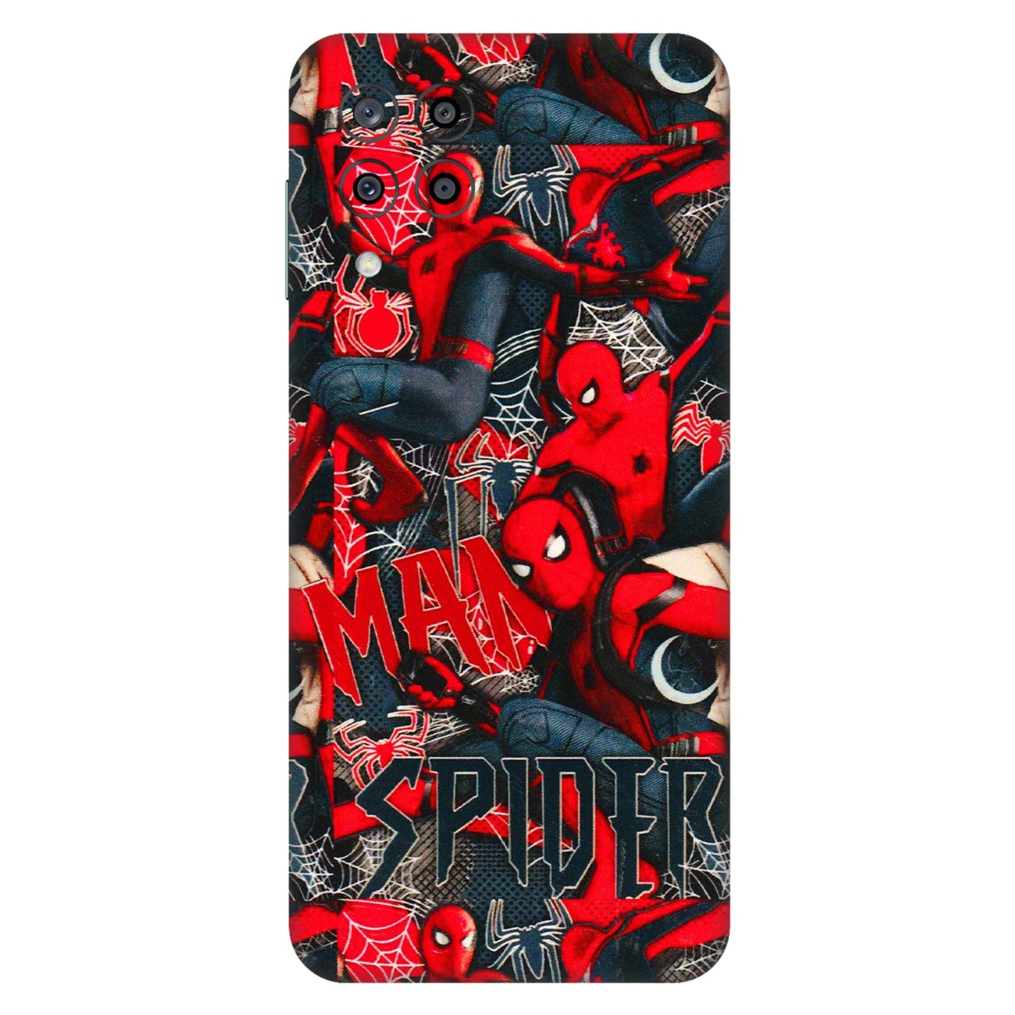 Samsung M/F/Note/Flip and C Phone Skins (All Models) - SpiderMan Cool - 3D Embossed Finish (L-188) Samsung Galaxy M33 (5G)