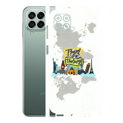 Samsung M/F/Note/Flip and C Phone Skins (All Models) - Travel Therapy - 3D Embossed Finish (L-199) Samsung Galaxy M33 (5G)