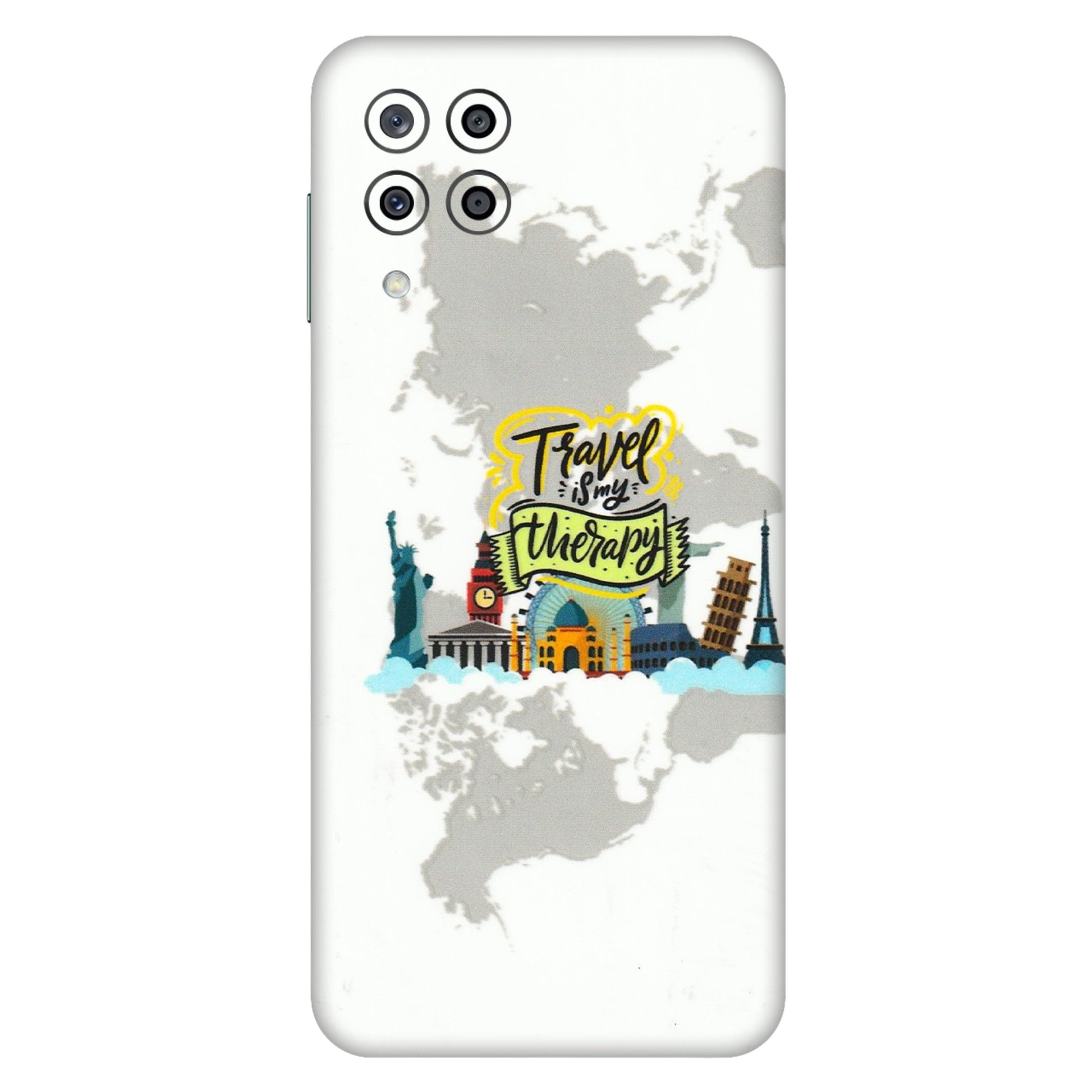 Samsung M/F/Note/Flip and C Phone Skins (All Models) - Travel Therapy - 3D Embossed Finish (L-199) Samsung Galaxy M33 (5G)