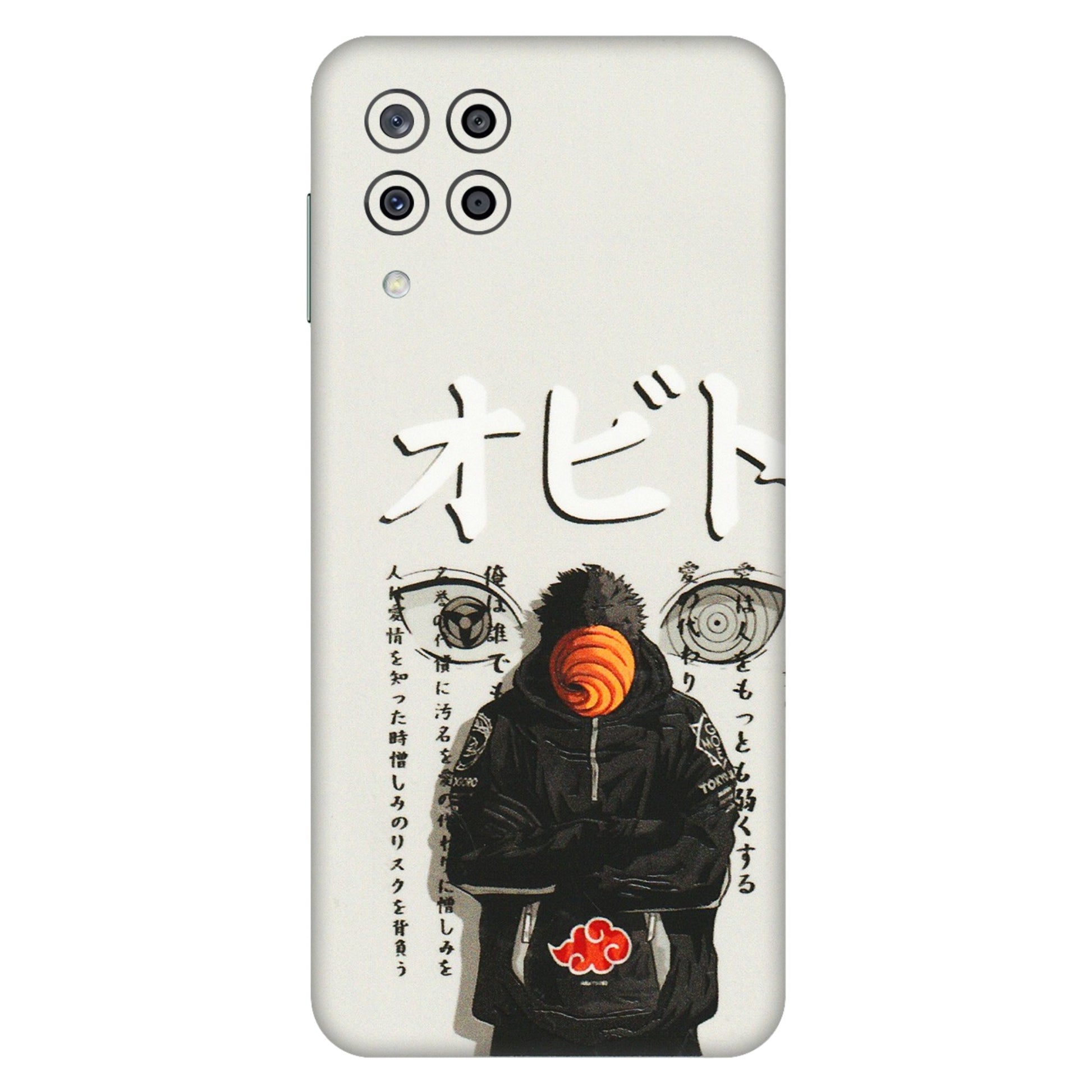 Samsung M/F/Note/Flip and C Phone Skins (All Models) - Obito Anime Eye - 3D Embossed Finish (L-19) Samsung Galaxy M33 (5G)