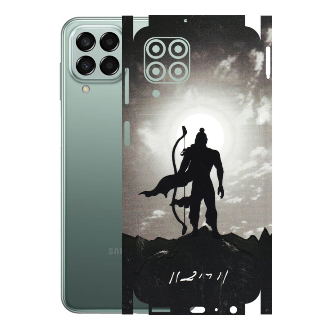Samsung M/F/Note/Flip and C Phone Skins (All Models) - Jai Siya Ram - 3D Embossed Finish (L-200) Samsung Galaxy M33 (5G)