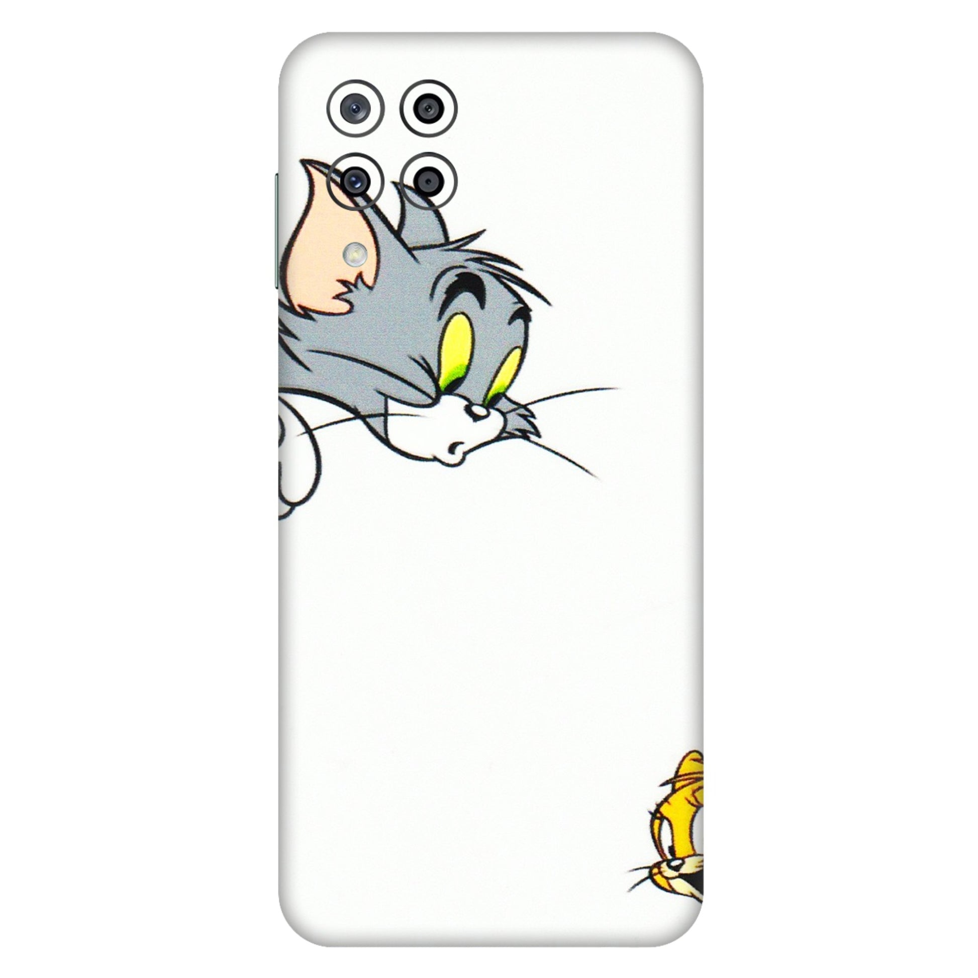 Samsung M/F/Note/Flip and C Phone Skins (All Models) - Cute Tom And Jerry - 3D Embossed Finish (L-220) Samsung Galaxy M33 (5G)