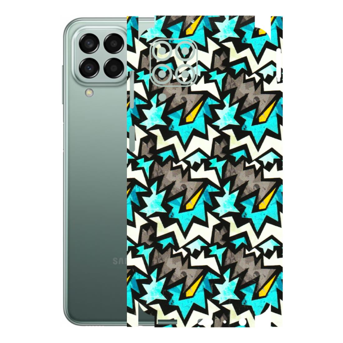 Samsung M/F/Note/Flip and C Phone Skins (All Models) - Funky Zig Zag - 3D Embossed Finish (L-223) Samsung Galaxy M33 (5G)