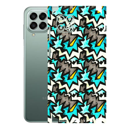 Samsung M/F/Note/Flip and C Phone Skins (All Models) - Funky Zig Zag - 3D Embossed Finish (L-223) Samsung Galaxy M33 (5G)