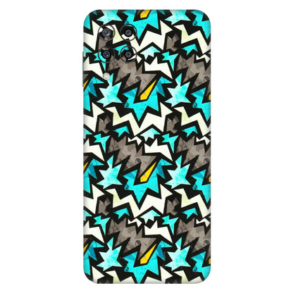 Samsung M/F/Note/Flip and C Phone Skins (All Models) - Funky Zig Zag - 3D Embossed Finish (L-223) Samsung Galaxy M33 (5G)
